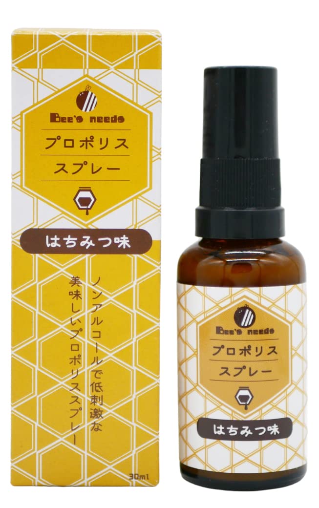 Bee's needs プロポリススプレー のどケア 30ml ノンアルコール